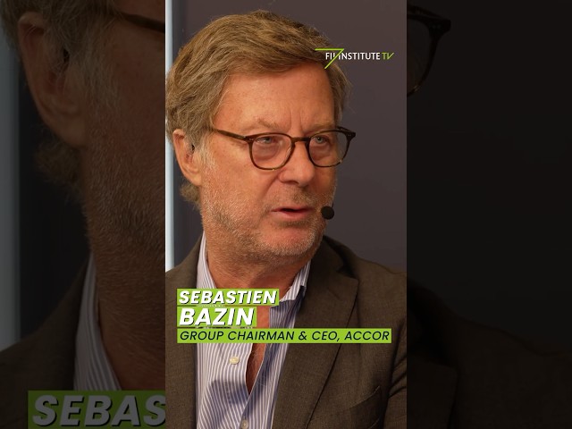 Can #Tourism Grow Sustainably?  @accor  CEO Sébastien Bazin Shares Insights on the Future!