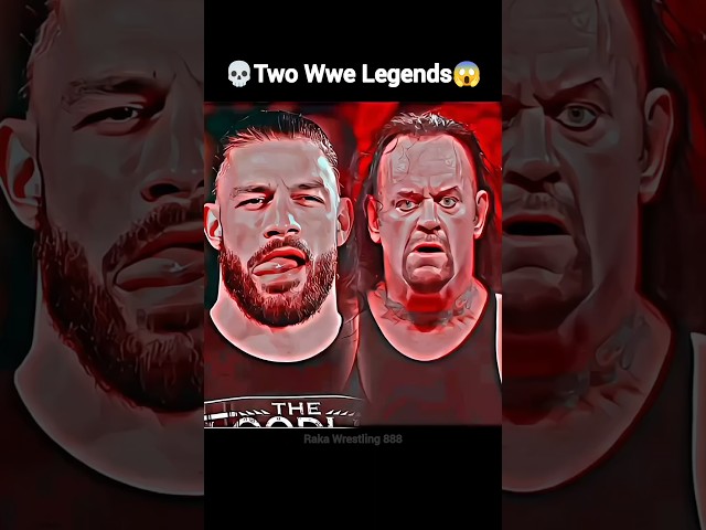 Roman Reigns And The Undertaker Legends Of Wwe💀☠️| Roman Reigns attitude 😈🤯#shorts #wwe #romanreigns