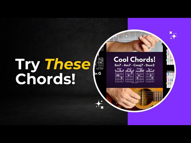 Try this cool & melodic sounding chord progression! Grab your guitar and play along!