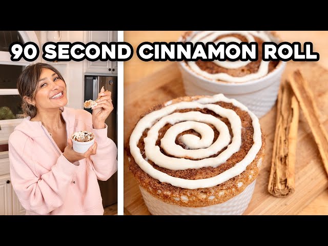 Cinnamon Rolls in 90 Seconds! Sugar Free, Low Carb and Keto Friendly Recipe