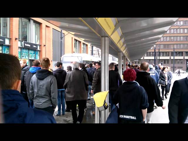 The poor tram, Menchester City game day