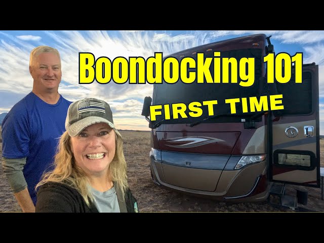 First Time Boondocking in an RV- Boondocking for Beginners Tips