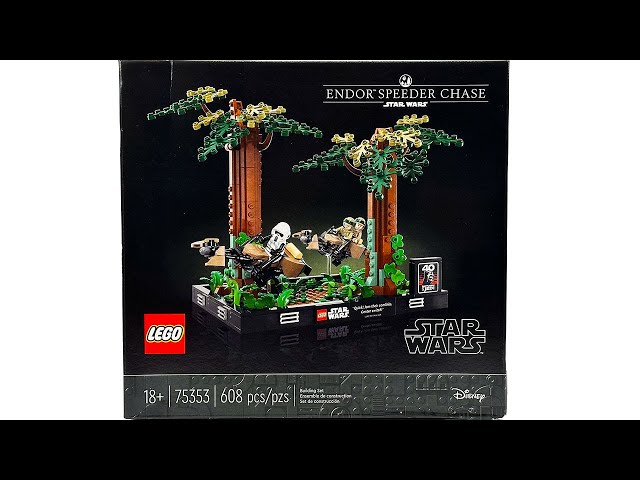 LEGO Star Wars Endor Speeder Chase Diorama (75353) Review!