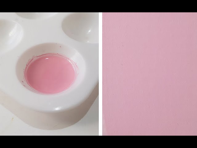 DIY Dusty Pink Acrylic Paint