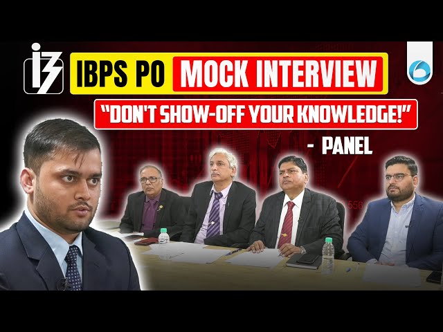 IBPS PO Mock Interview 2025 | IBPS PO 2024 Interview | with Expert Feedback By Ex IBPS Panel