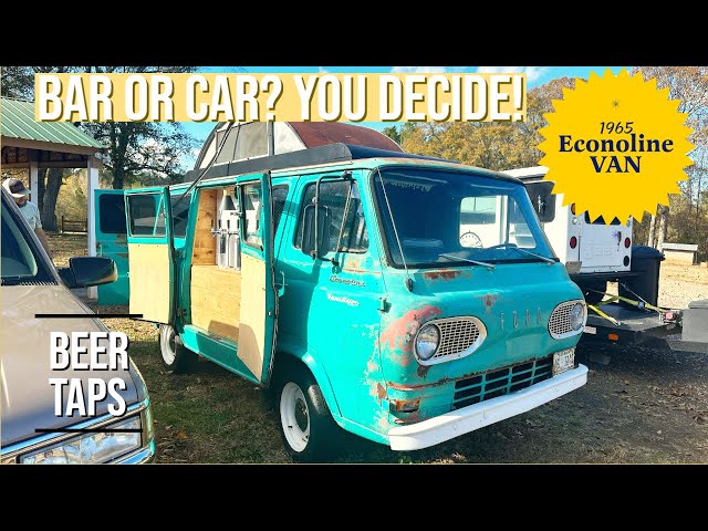 Can we make this1965 Ford Econoline Van that has been turned into a Mobile BAR ROADWORTHY AGAIN?!