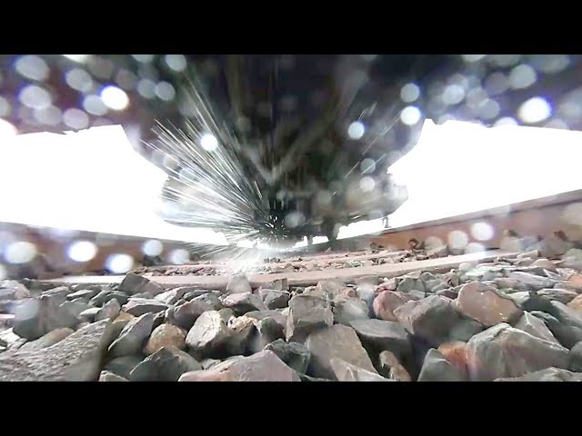 Train spoiled my 360 cam | VR view of Tata- Jammu Tawi Express