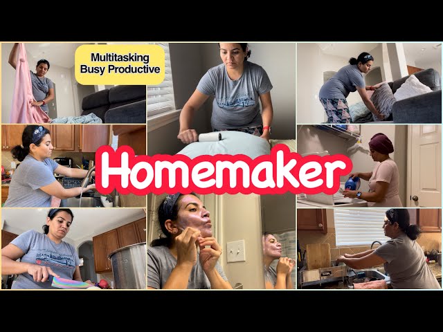 INDIAN AMERICAN HOMEMAKER LIFE IN AMERICA MOM WIFE DAILY ROUTINE MOTIVATIONAL VLOG