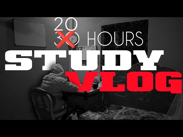 20 Hours of Productive Study 🕒 | Men's Study Vlog 🇧🇩 Sat-Mon | SAS