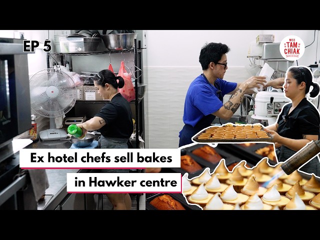 Ex-Hotel Chefs Bringing Gourmet Bakes to the Hawker Scene l A Hawker’s Tale Ep 5