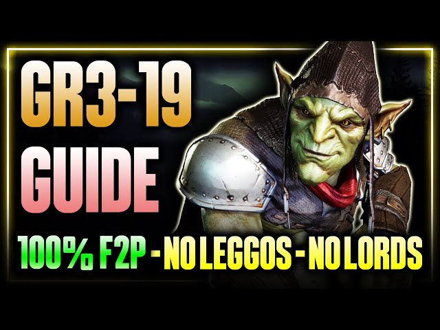 Gear Raid 3-19 NO LORD - F2P DEFINITIVE GUIDE: ONLY EPICS & RARES! ⁂ Watcher of Realms