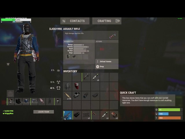 rust game play road to 800 subs come join the family and show me some love pls