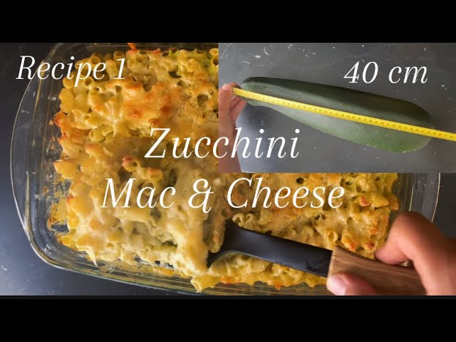 Zucchini Mac & Cheese 🧀 vegetarian 🌱 recipe -