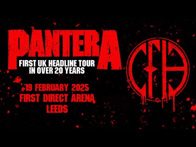 @pantera Leeds First Direct Arena 19.2.25 #pantera