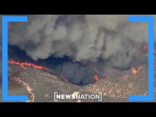 Fast-moving Hughes fire forces evacuations in LA County | NewsNation Now