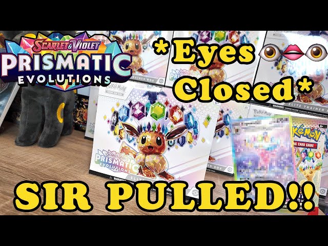 $800 Prismatic Evolutions Booster Box?? Part 2 - I CAN'T LOOK... **Eeveelution Pulled!!**