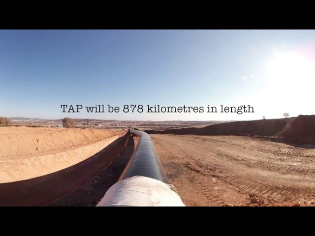 Trans Adriatic Pipeline construction site in Greece In 360 Degree Panoramas