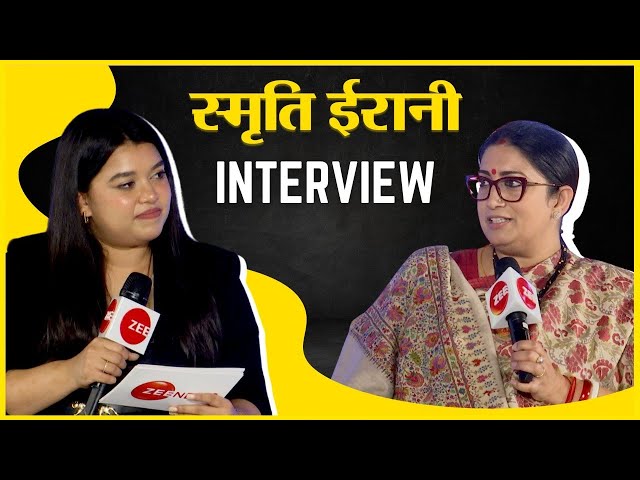 Smriti Irani's MOST HONEST INTERVIEW | Smriti Irani Latest Interview on Zee Switch by Sanya Hussain