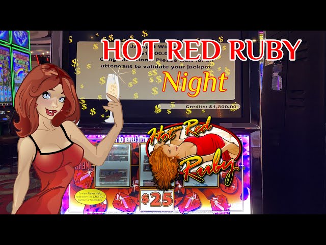 🎰🔴🔥💵 2 HANDPAYS - $25 and $10 VGT RED HOT RUBY MAX BET, LUCKY DUCKY #winstar #vgt #slot #redscreen