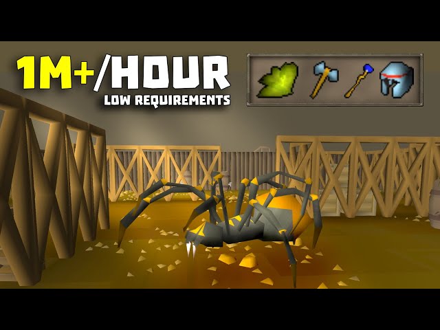 Fever Spiders are CRAZY Money for Ironmen (Nerfed)