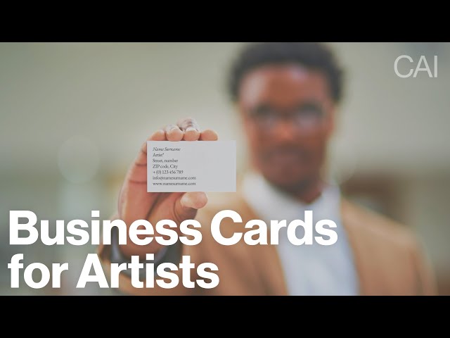 Business Cards for Artists: Best Practices, Examples & 10 Templates (Canva)