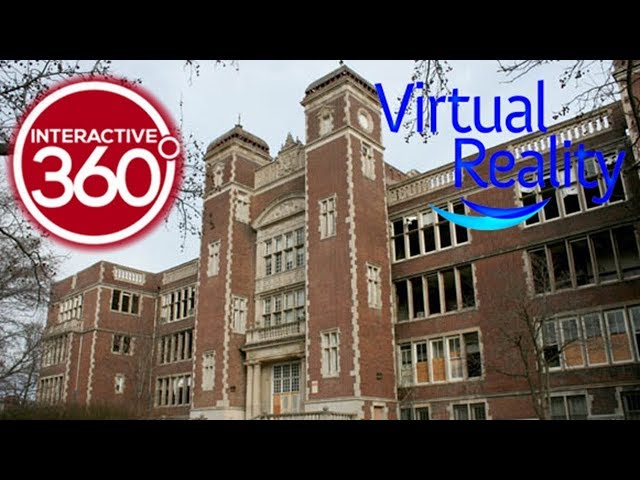 FULL of VAGRANTS! ABANDONED SCHOOL URBEX 360 EXPLORE