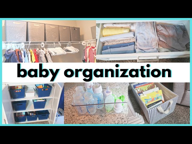 ULTIMATE BABY ORGANIZATION & HACKS! Nursery, Closet, Bottles, Toys, Clothes + MORE!