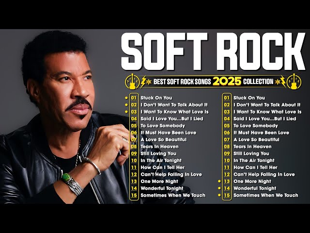 Soft Rock Love Songs 70s 80s 90s 📀 Lionel Richie, Elton John, Rod Stewart, Phil Collins, Bee Gees