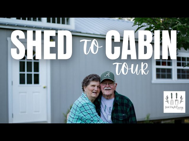 Finished shed to Cabin tour-moving parents to the farm