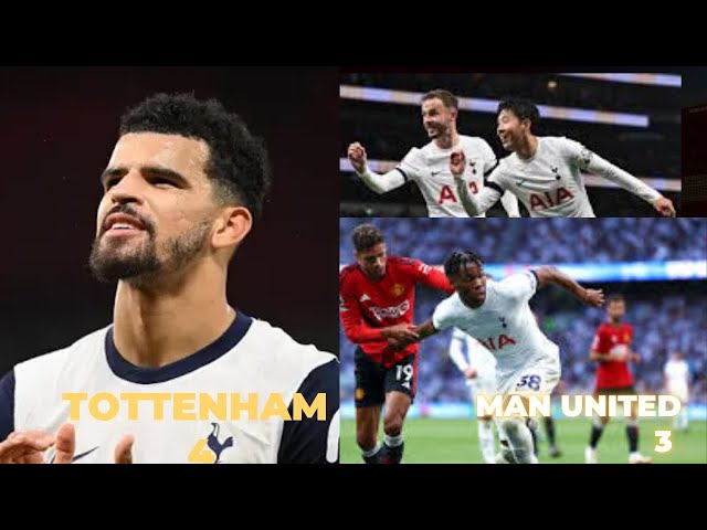 Solanke shows the power of Tottenham on Man united 4-3 - All Goals & Highlights - EFL Cup 2024