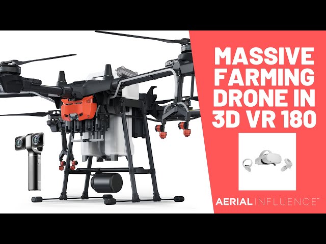 Massive Farming Drone in 3D 180 VR (WATCH ON OCULUS QUEST 2)