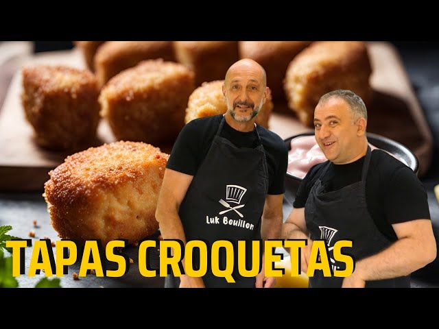 🇪🇸 Croquettes de Jambon! Recette de Tapas Gourmande à l'Espagnole! (Croquetas)