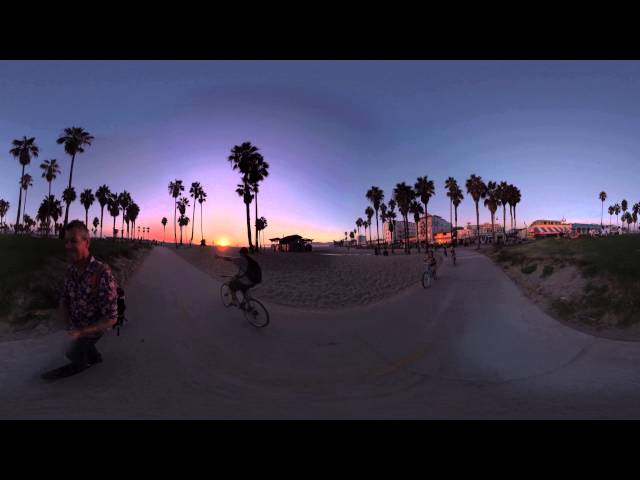 Venice sunset skate 4K