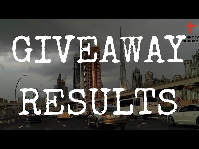 [Hindi] MEGA Giveaway Results | Thanks for your Love and Support