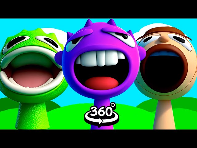 Pop Incredibox Sprunki 3D Version in 360° VR