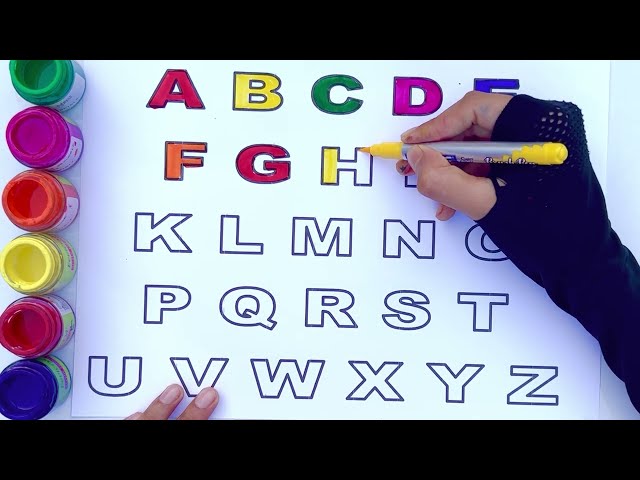 english alphabet |ABC Number Names | A To Z Numbers Song | ABCD  learning for kids |