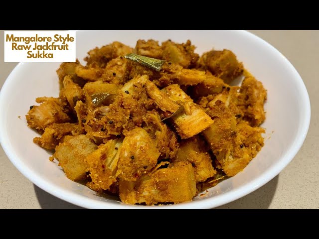 Raw Jackfruit Recipe Mangalore Style | Kathal Ki Sabji | Kathal Masala | Jackfruit Sukka