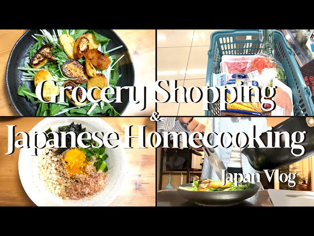 Quick & Easy Meal Ideas | Japanese Dinner & Side Dish Ideas | Grocery Shopping Haul Japan | Mazesoba