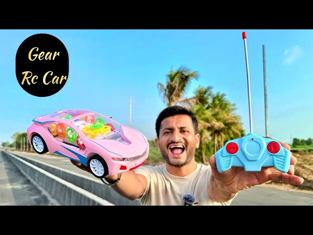 Gear Sports Car with Remote Control Unboxing amd Testing- JMV TOYS