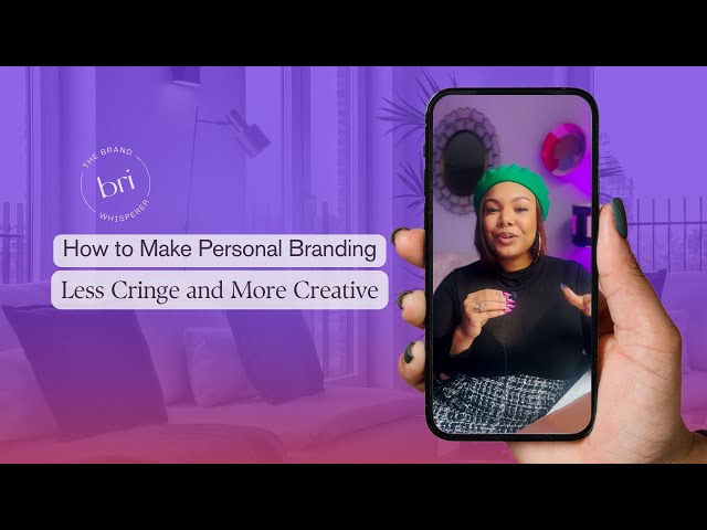 Making Personal Branding Less Cringe & More Creative