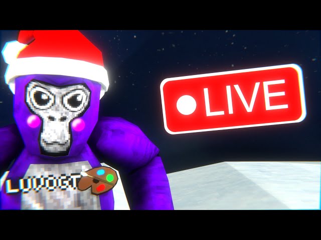 🔴Gorilla Tag LIVE Playing With VIEWERS!🔴 (Virtual stump + Minigames) #gorillatag #shorts