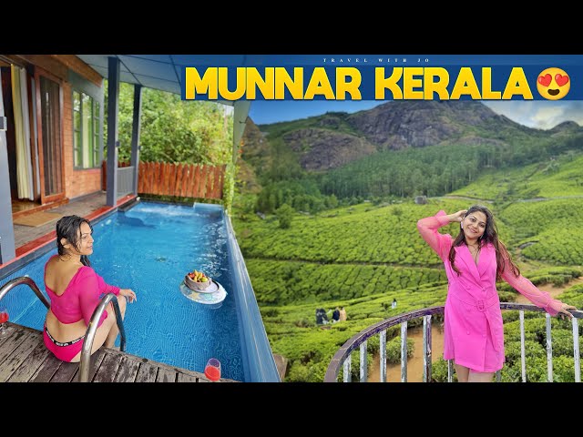 Munnar Kerala 💚🩷 Munnar Tourist Places || Kerala Tourism || Munnar Kerala with Travel with Jo