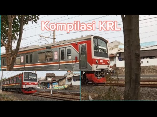 KOMPILASI  KERETA KRL COMMUTERLINE di Bintaro permai