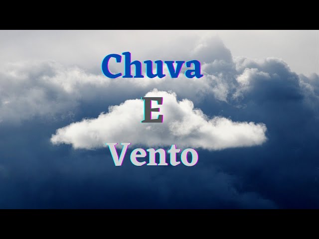 🎧Som de chuva e vento para dormir e relaxar🍃🍃🍃☔🌧