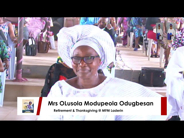 Mrs Olusola Modupe Odugbesan