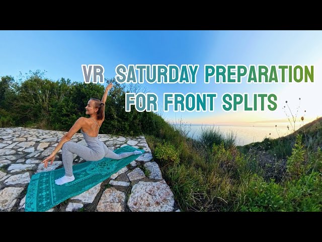 VR SATURDAY Preparation for Front Splits OCTOBER |Morning Exercises| Beginners |MORNING PERSON|