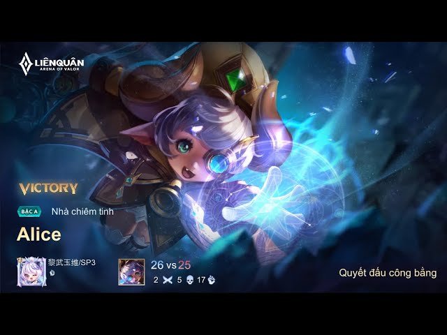 AOV Full Match #14 : Ability Damage Lane - Support - Alice [ Explorer ]