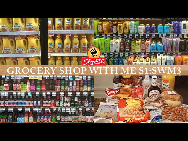 GROCERY SHOP WITH ME | SHOP WITH ME | SHOPRITE | GROCERY HAUL | GROCERY SHOPPING HAUL | S1:SWM3