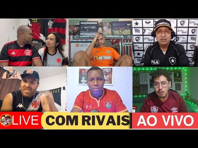 LIVE COM RIVAIS -RESUMO DA SEMANA-SORTEIO DA LIBERTADORES E MUITA RESENHA- VEM PRA LIVE PARTICIPAR!