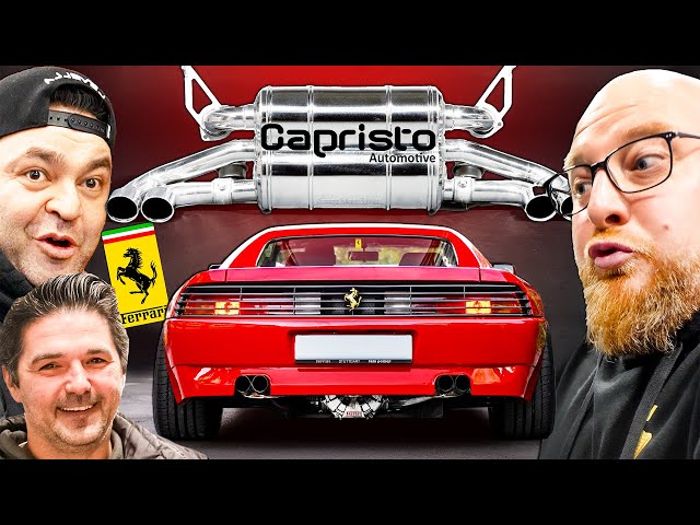 Marco, Mutlu & Rafael im MÄNNER-PARADIES! - Ferrari 348 TS - Zu Besuch bei CAPRISTO!